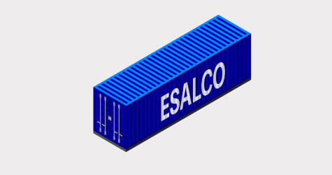 40'lık high cube konteyner