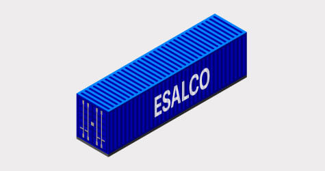 45'lik high cube konteyner